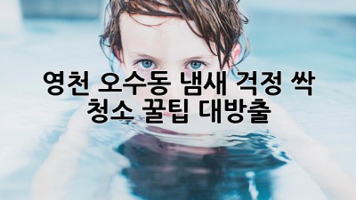 🏡 영천 오수동 냄새 걱정 싹! 청소 꿀팁 대방출 ✨